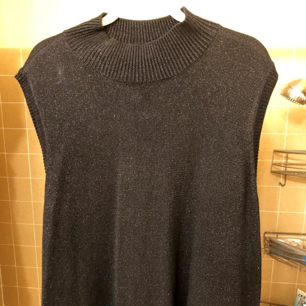 Quacker Factory Sleeveless Sweater -3X